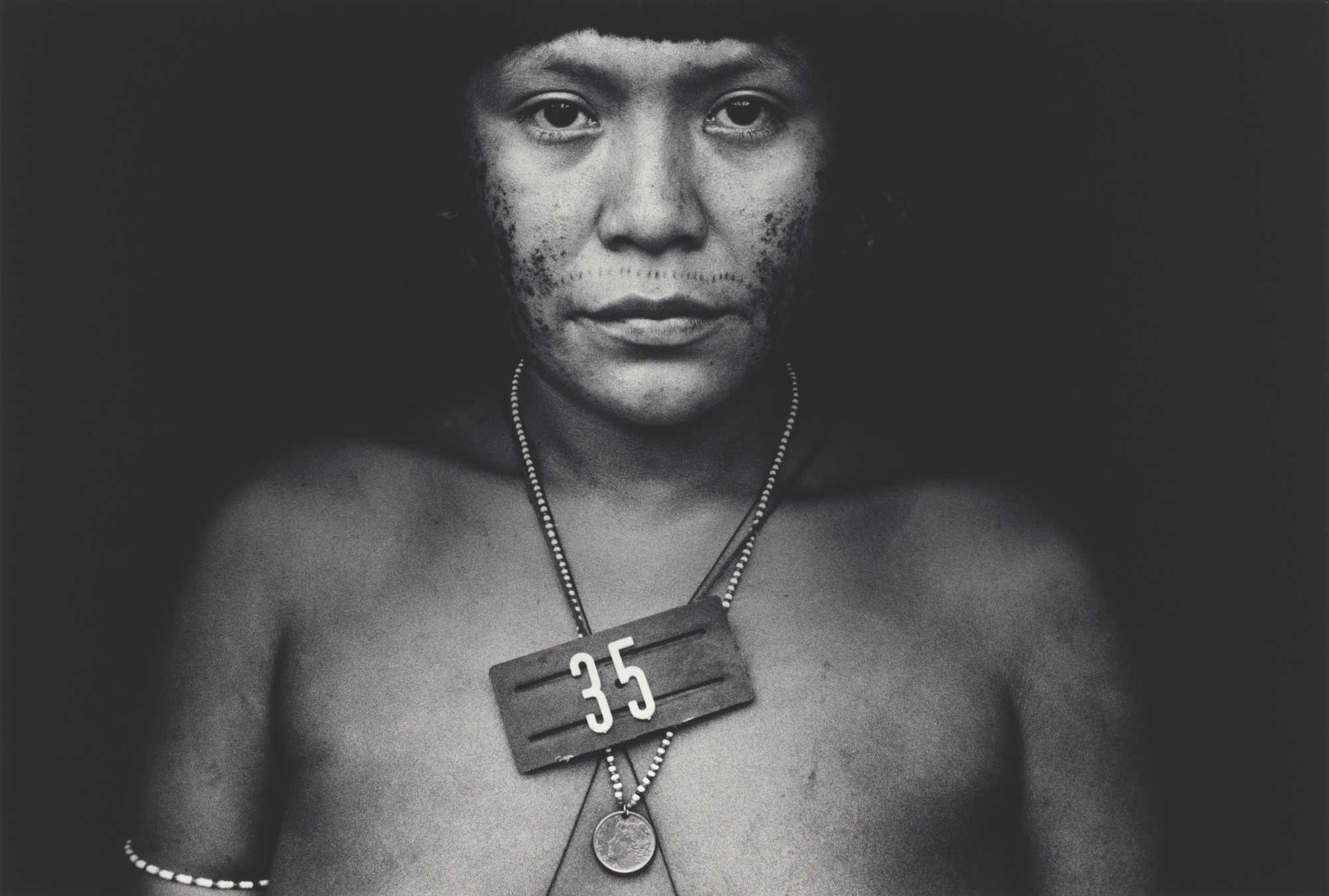 Claudia Andujar. Horizontal 1 (Village of Araçá) from the series Marcados