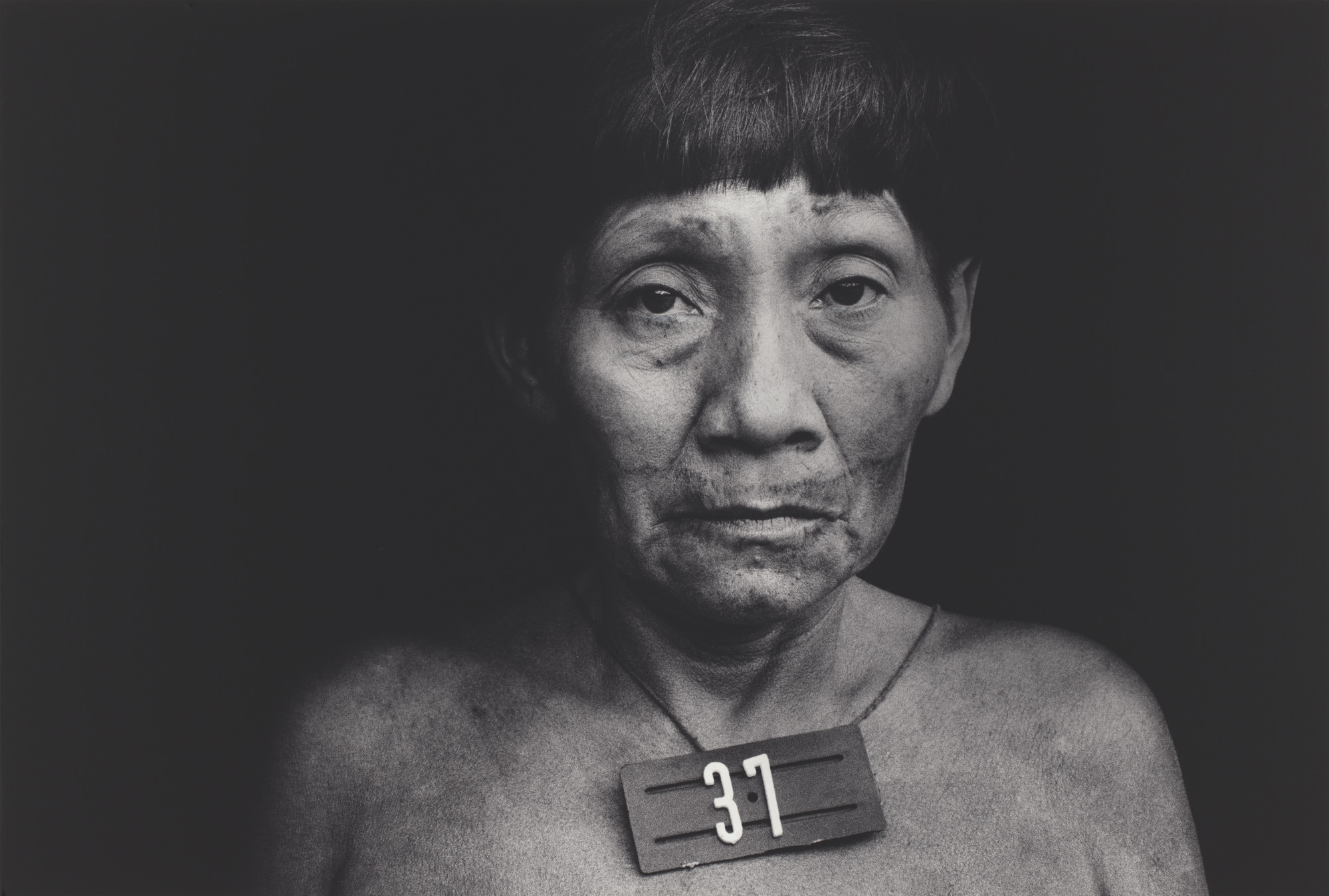 Claudia Andujar. Horizontal 1 (Village of Araçá) from the series Marcados