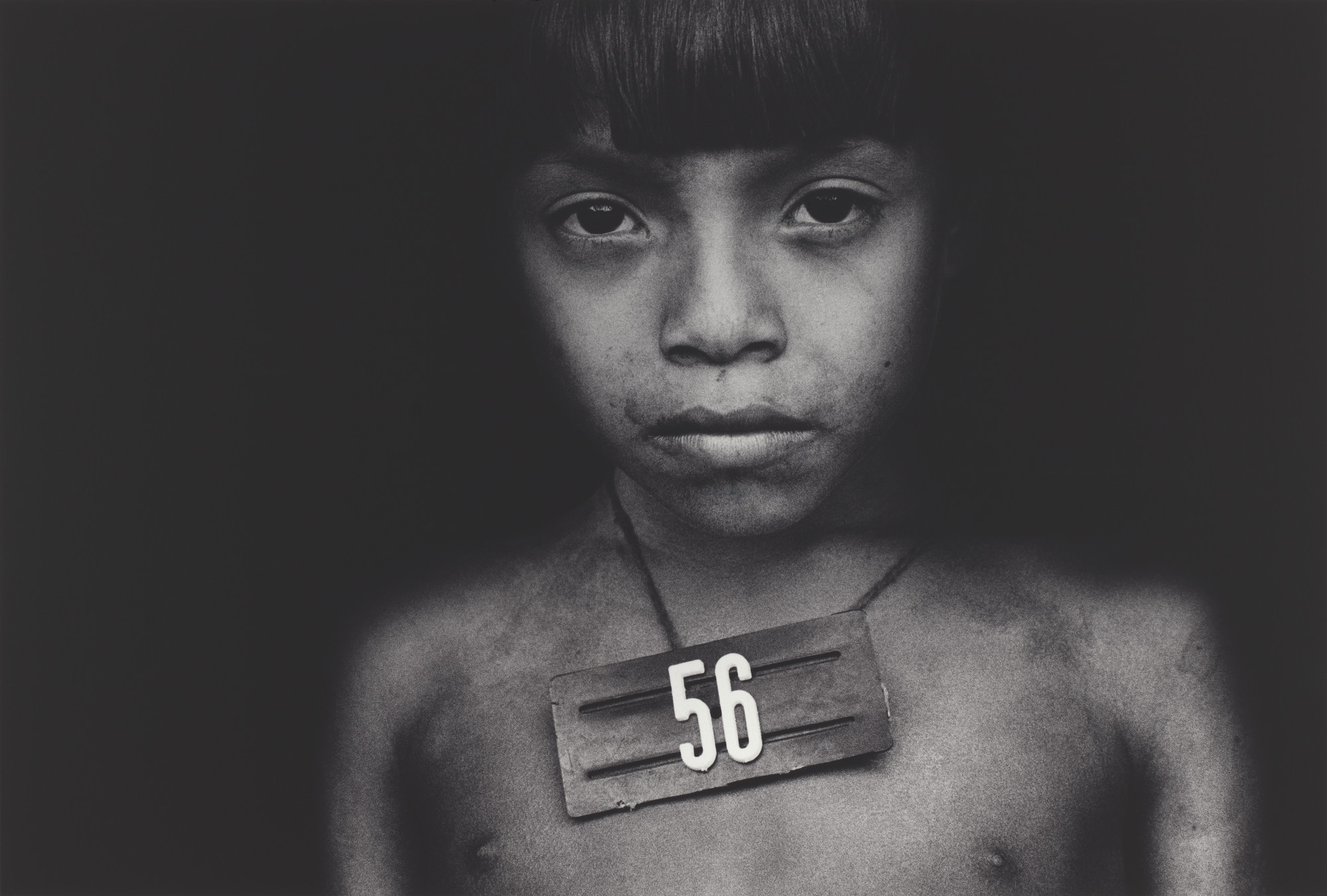 Claudia Andujar. Horizontal 1 (Village of Araçá) from the series Marcados