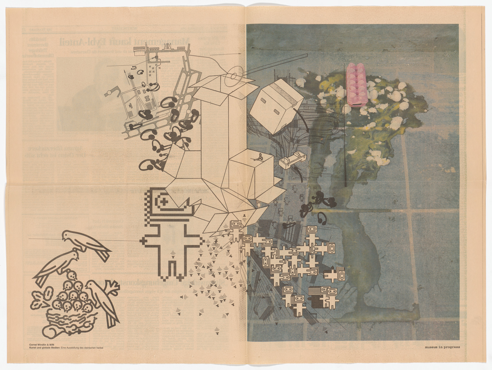 Cornel Windlin, M/M. Untitled from the Museum in Progress project Signs of Trouble