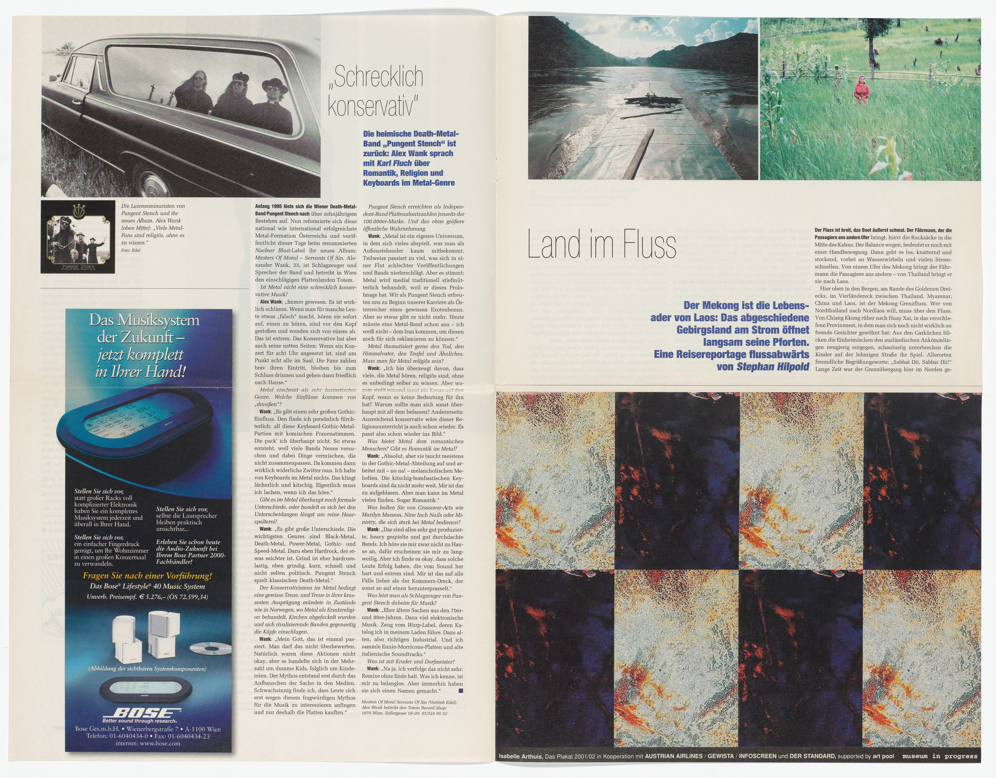 Isabelle Arthuis. Das Plakat for the Museum in Progress project Interventions: Billboard