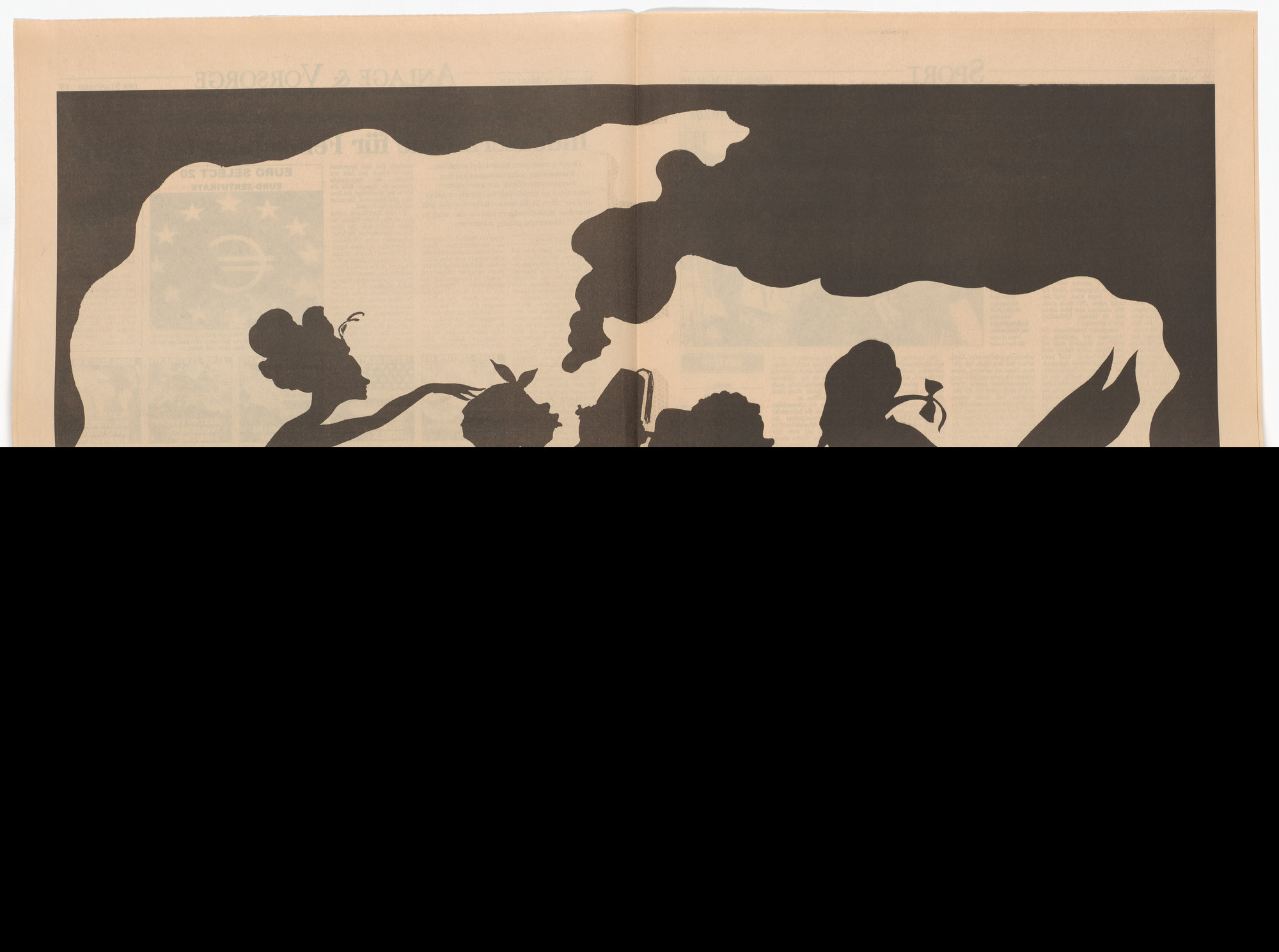 Kara Walker. Untitled from the Museum in Progress project Safety Curtain