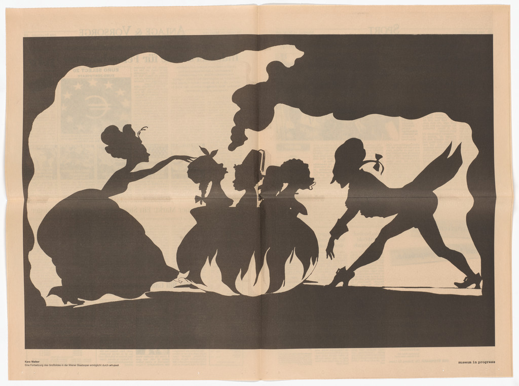 Untitled from the Museum in Progress project Safety Curtain, Kara Walker, 1999