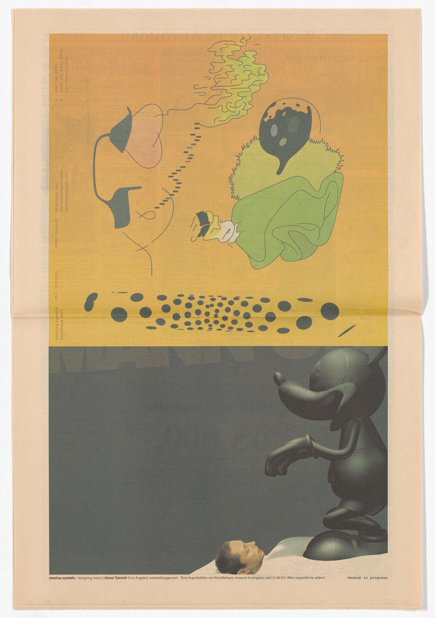 Alexei Tylevich. Untitled from the Museum in Progress project Stealing Eyeballs