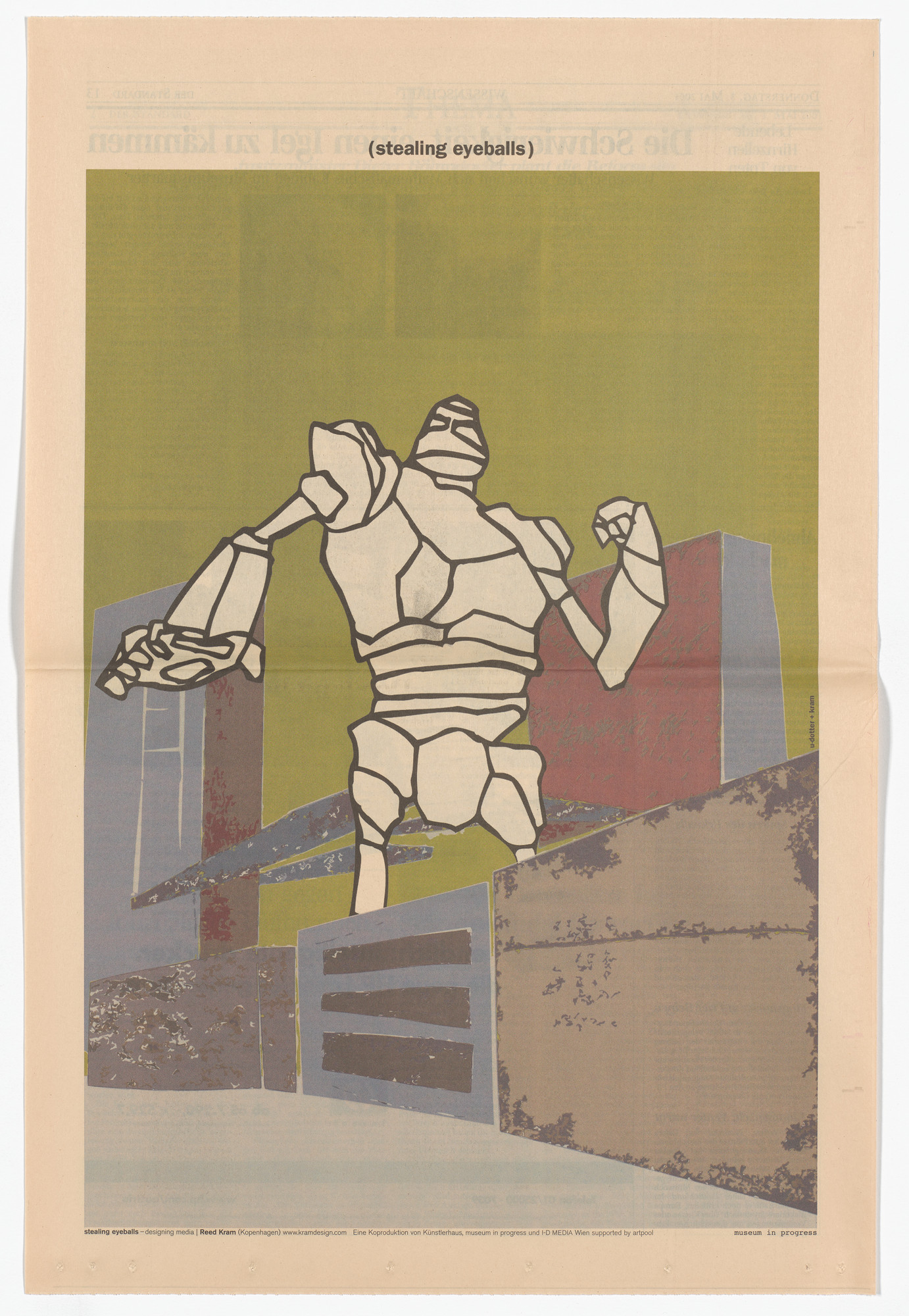 Reed Kram. Untitled from the Museum in Progress project Stealing Eyeballs