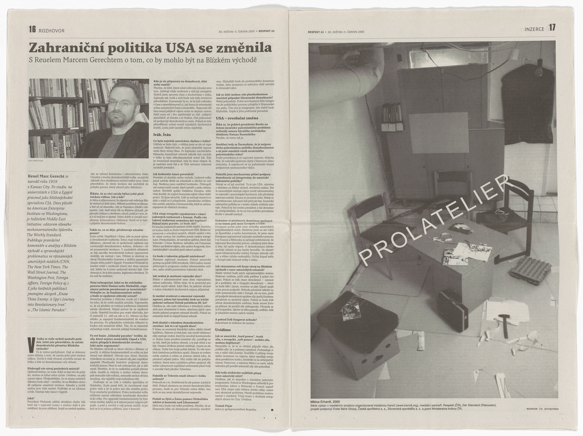 Miklos Erhardt. Untitled from the Museum in Progress project Tranzit Cooperation