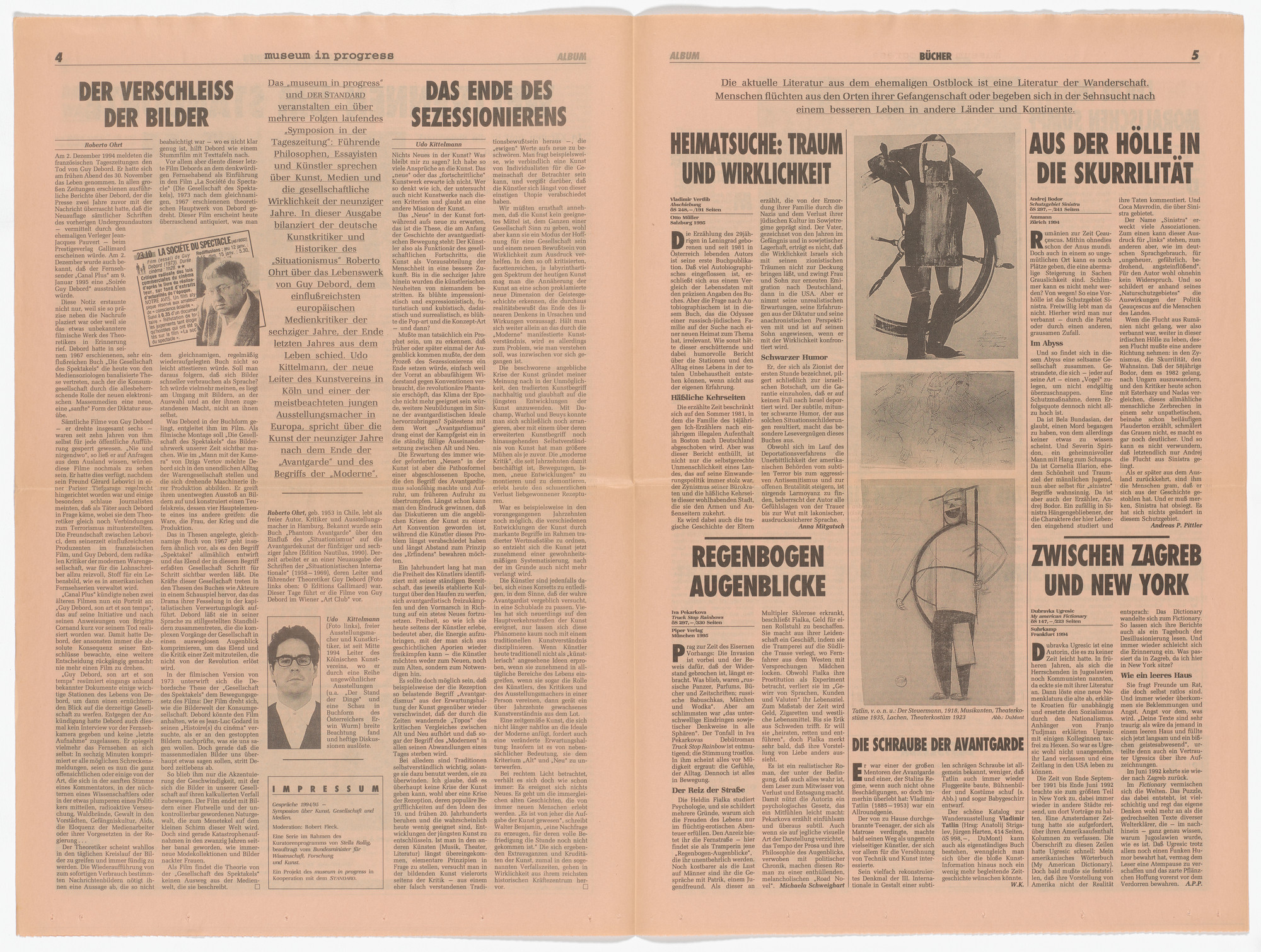 Udo Kittelmann, Roberto Ohrt. Untitled for the Museum in Progress project Symposia: Art, Society and Media