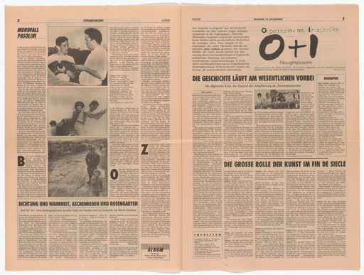 John Latham. Untitled for the Museum in Progress project Symposia: Art, Society and Media