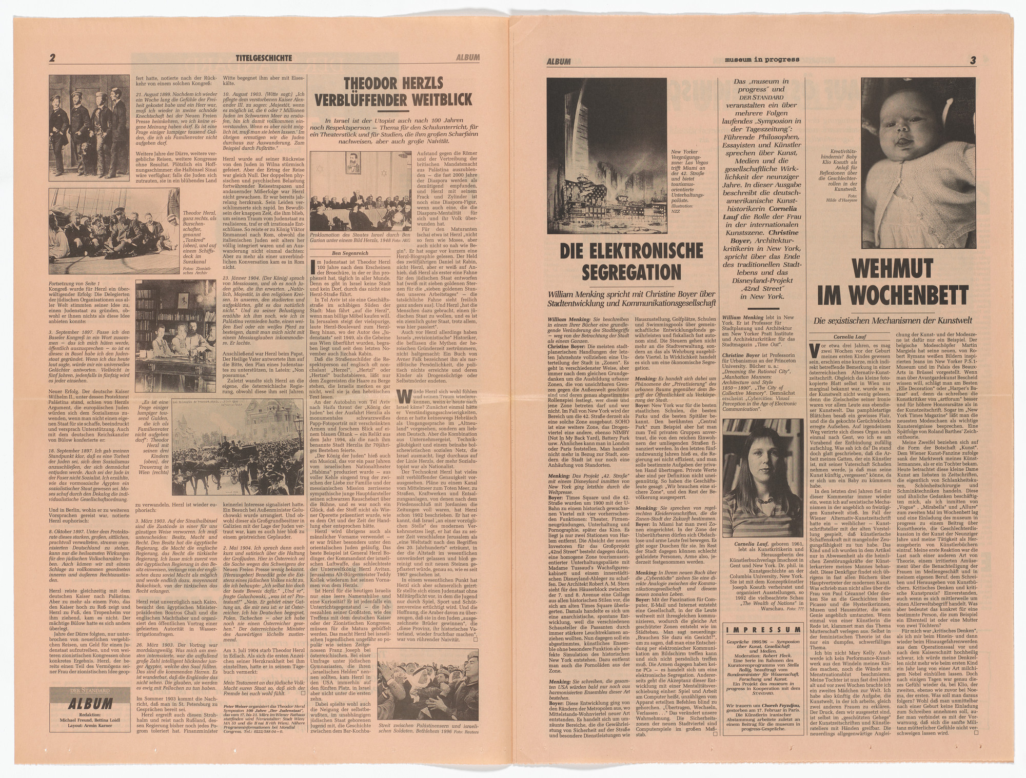 Christine Boyer, Cornelia Lauf. Untitled for the Museum in Progress project Symposia: Art, Society and Media