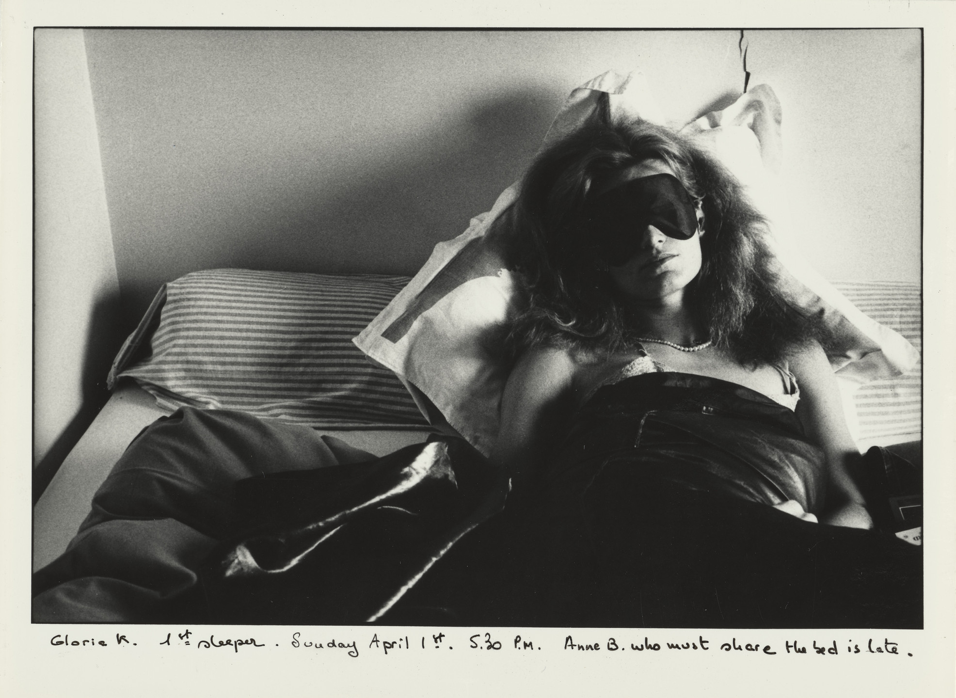 Sophie Calle. Sleepers (Les Dormeurs). 1979