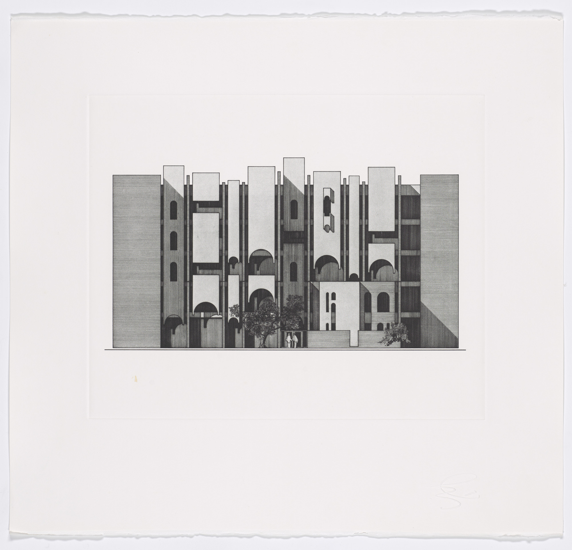 Rifat Chadirji. Rafidain Bank, Baghdad, Iraq