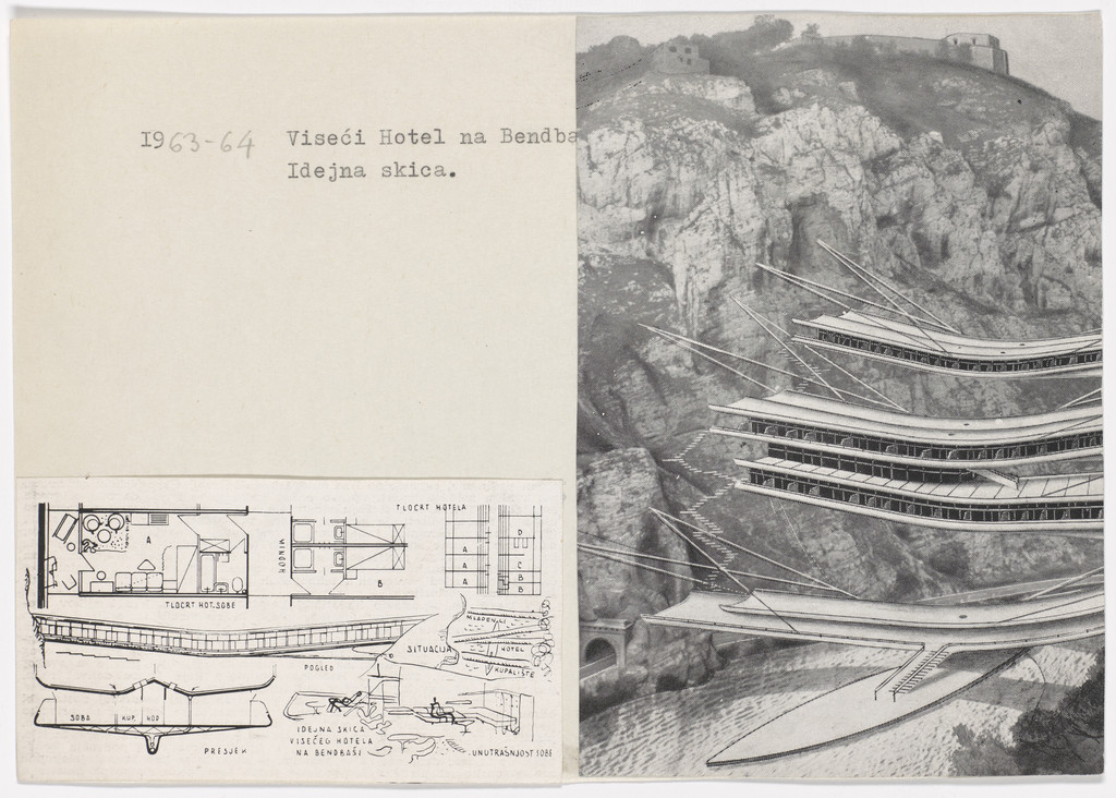 Hanging Motel at the Miljacka River, Sarajevo, Bosnia and Herzegovina