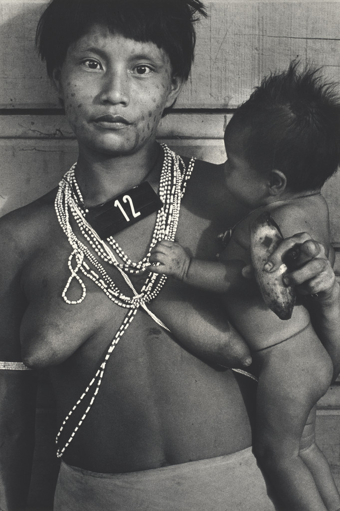 Vertical 7 (Villages of Surucucus 1983;  Ajarani 1981-83) from the series Marcados