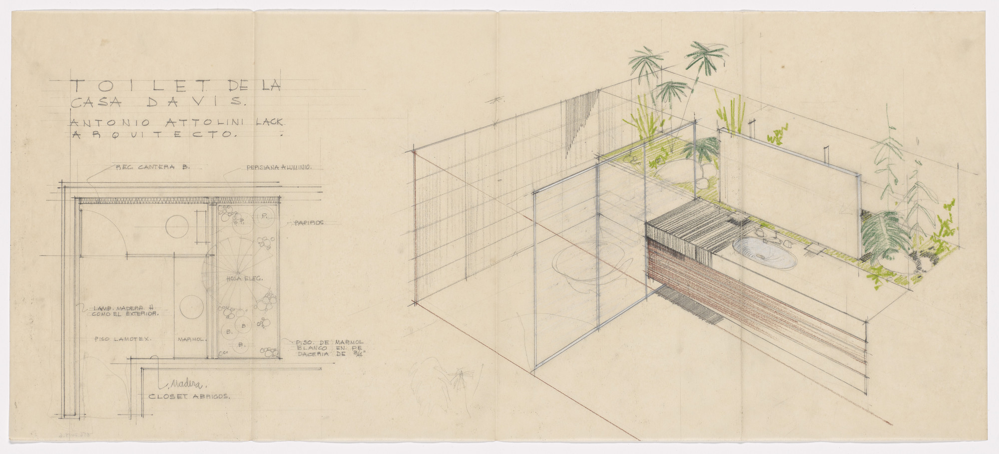 José Antonio Attolini Lack. Residencia Brisa, Col. Pedregal de San Angel, Mexico City, Mexico