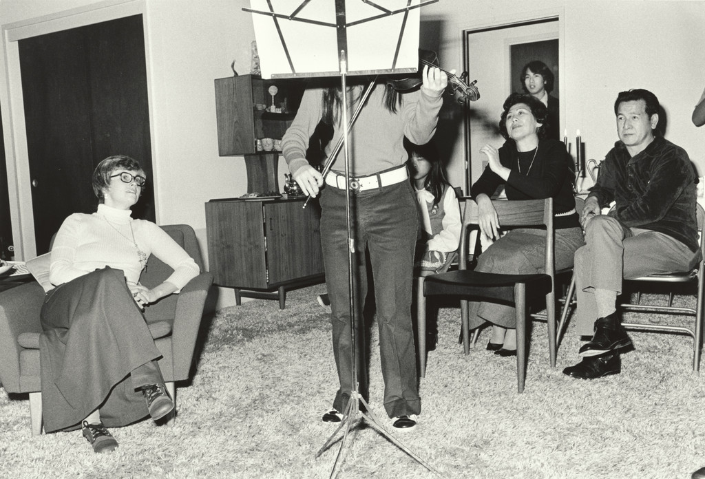 Sandra Playing for the Parents