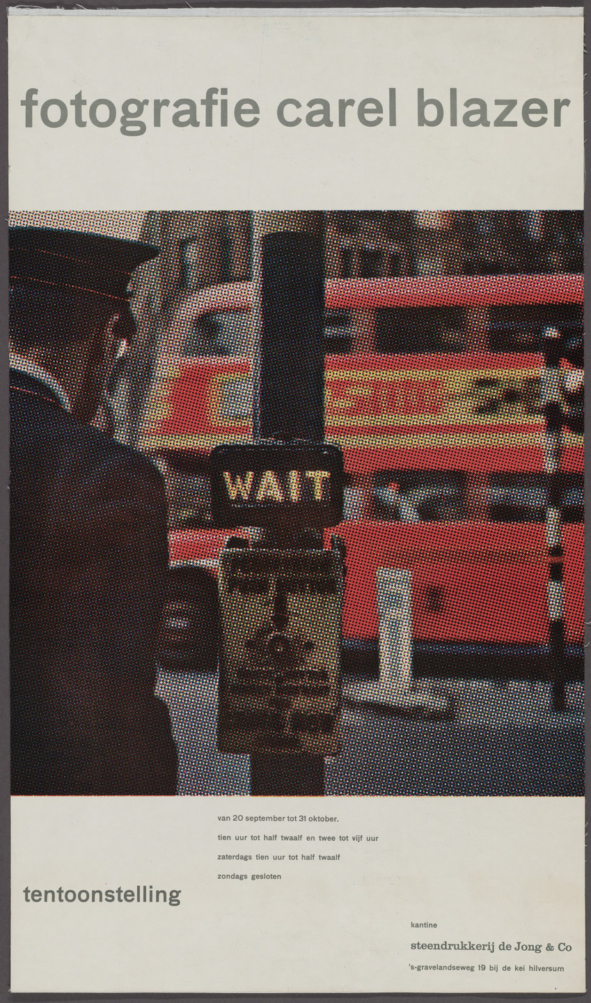 Pieter Brattinga, Carel Blazer. Fotografie Carel Blazer. 1960