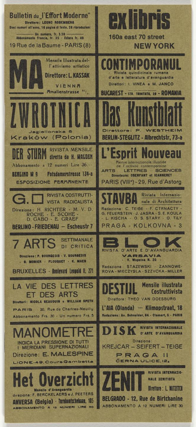 Elaine Lustig Cohen. Booklists for Ex Libris. 1979–1983