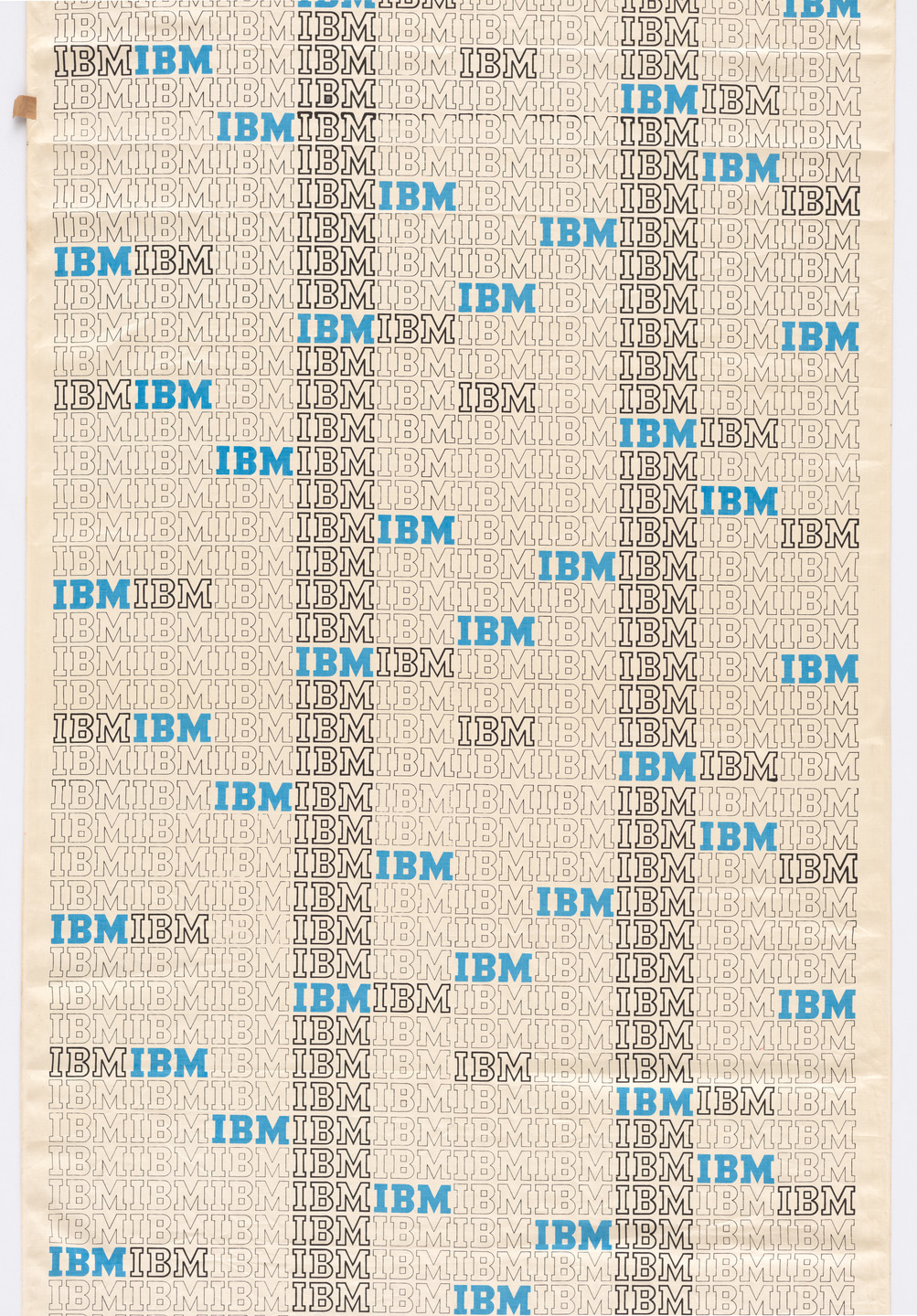 Angelo Testa, Paul Rand. IBM (Furnishing fabric). late 1950s