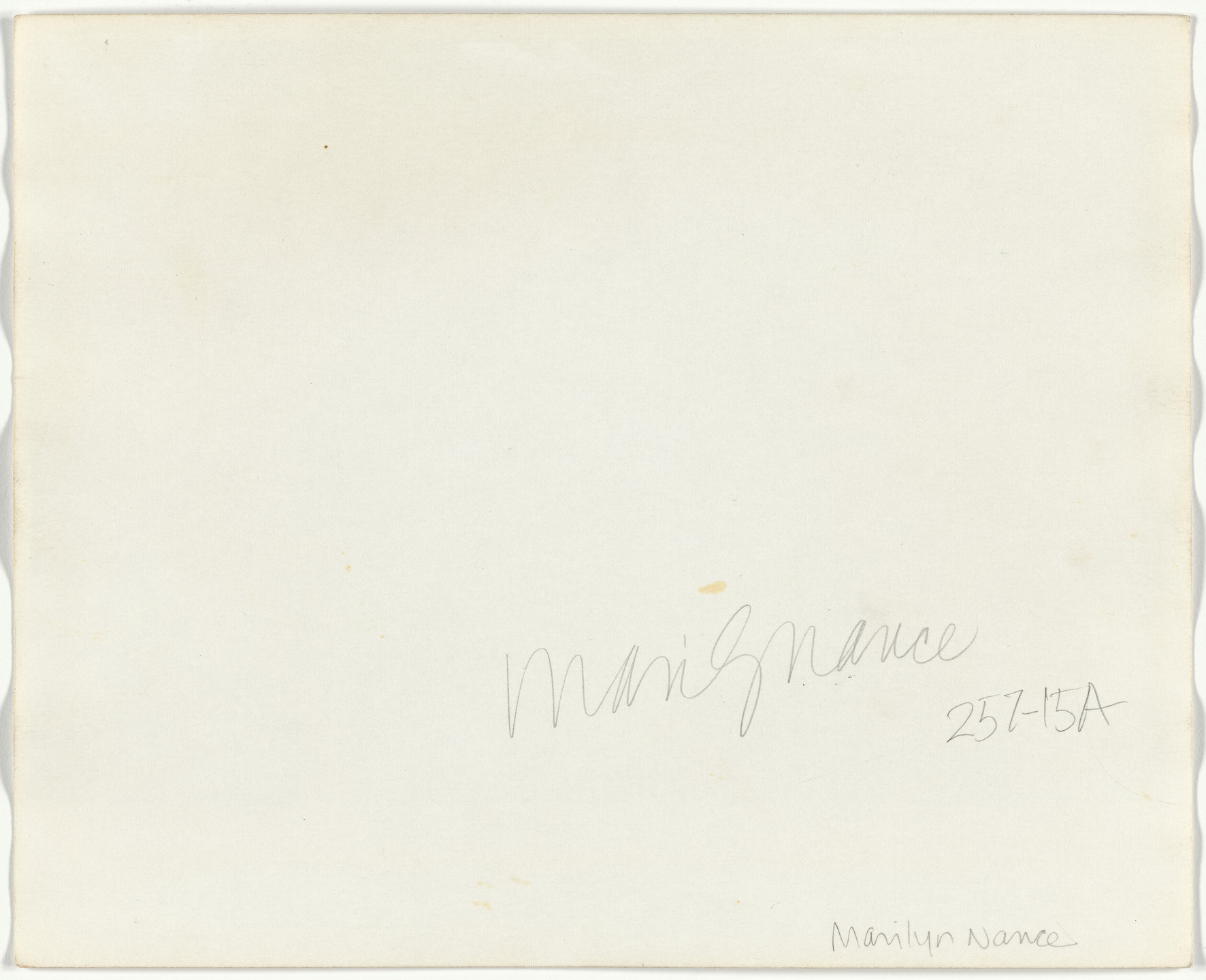 Marilyn Nance. Benin Bronze. January 1977