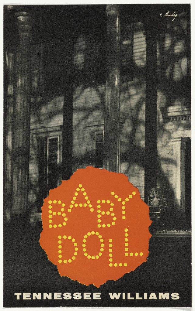 Book cover for "Baby Doll" by Tennessee William by Elaine Lustig Cohen