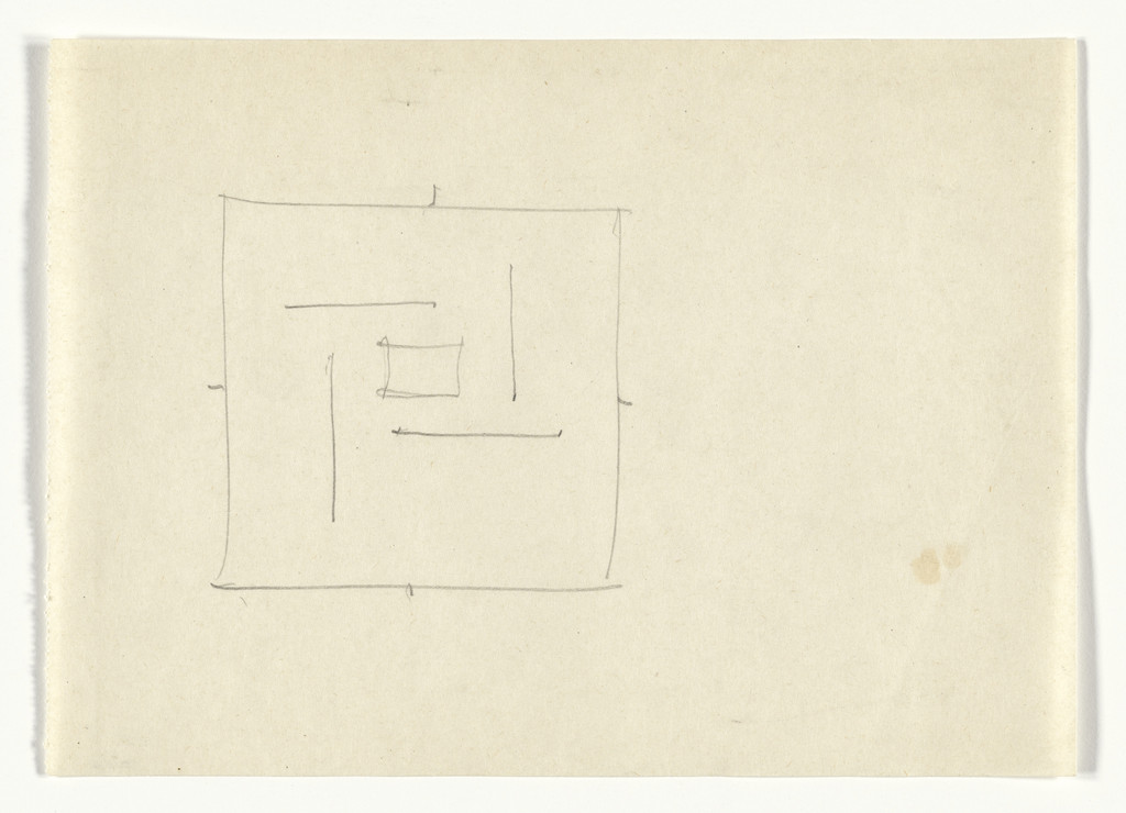 Fifty by Fifty Feet House Project (Floor plan sketch)