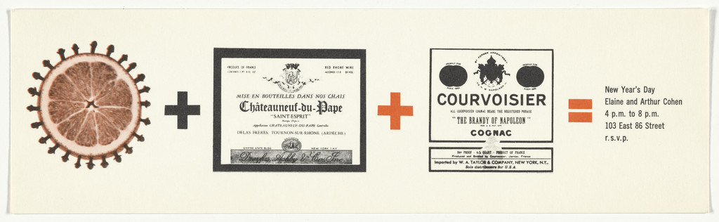 Invitation for New Year's Day Party