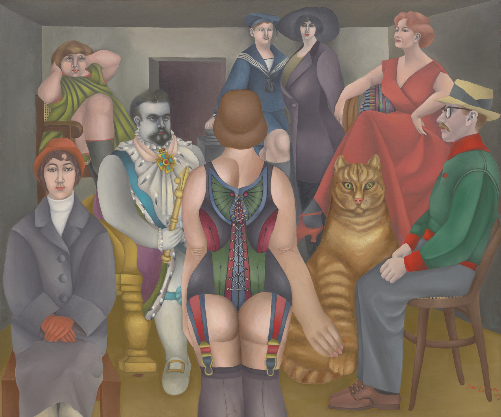 Richard Lindner. The Meeting. 1953