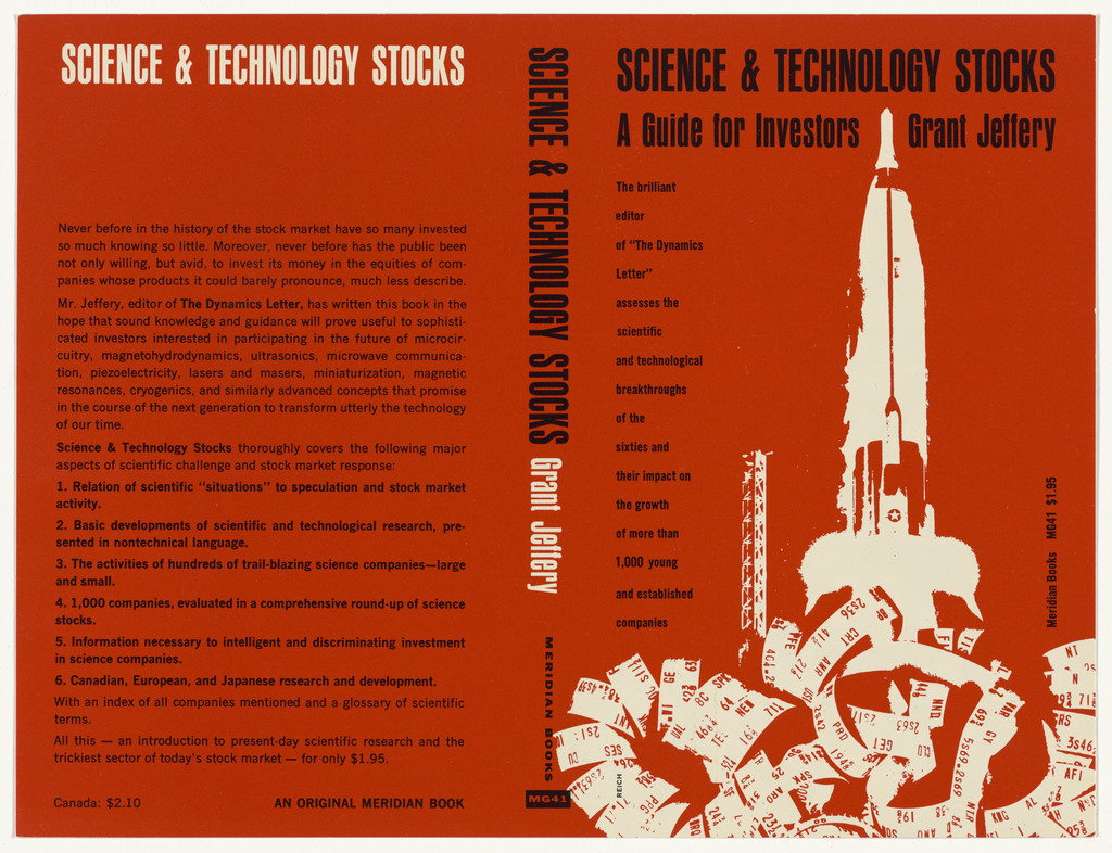 Book cover for "Science and Technology Stocks: A Guide for Investors" by Grant Jeffrey