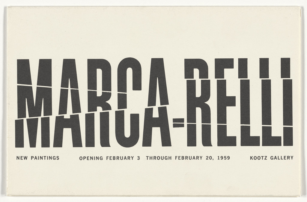 Conrad Marca-Relli at Kootz Gallery