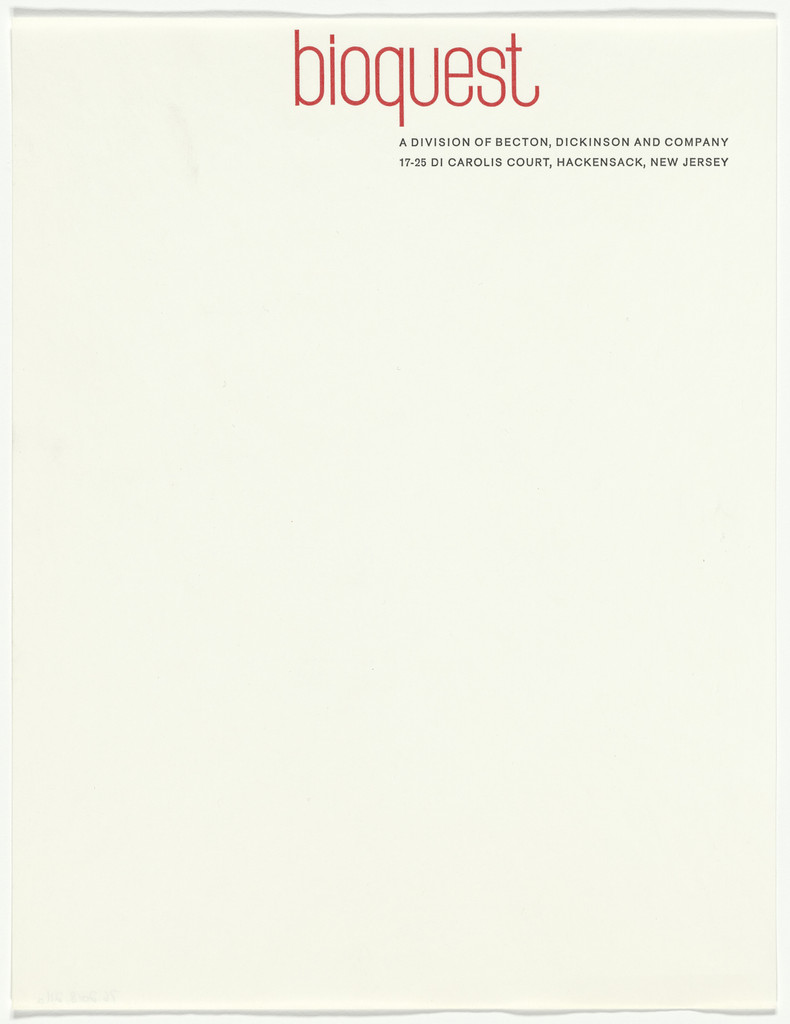 Bioquest stationery by Elaine Lustig Cohen