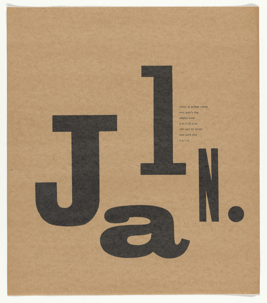 Invitation for a New Year's Day Party