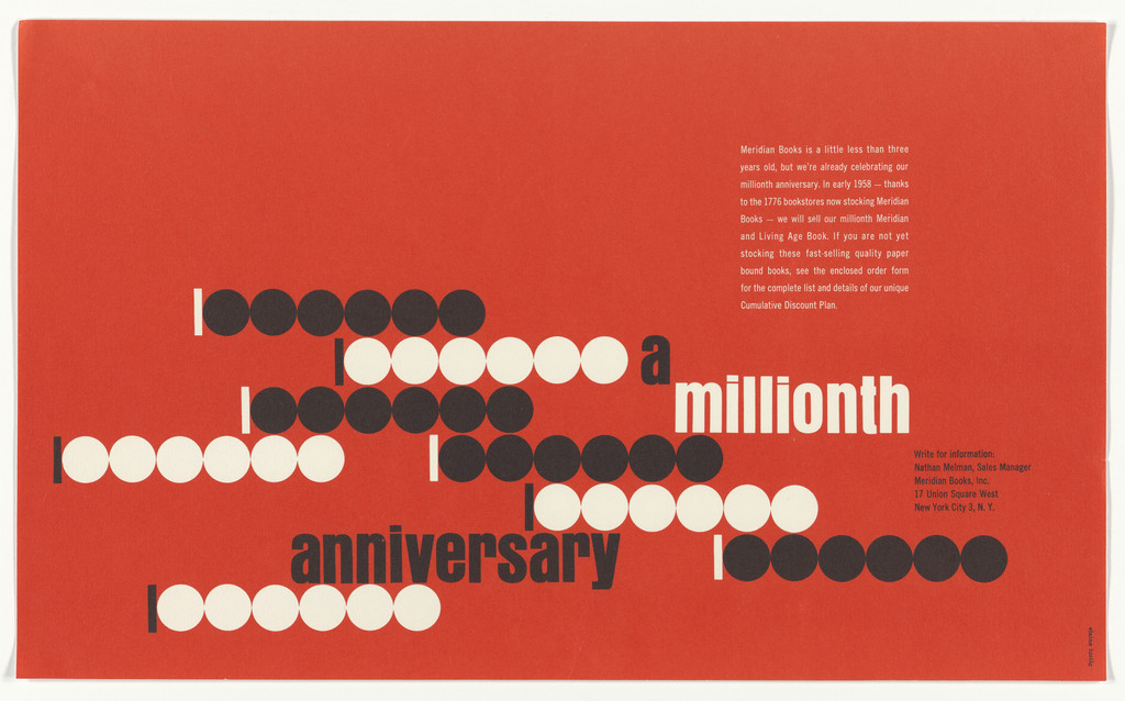 Advertisement for Meridan Books