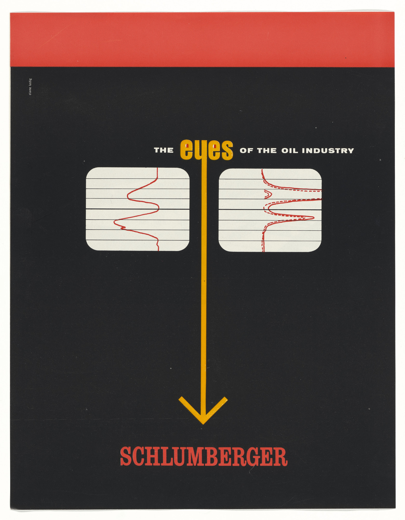 Elaine Lustig Cohen. Advertisement for Schlumberger