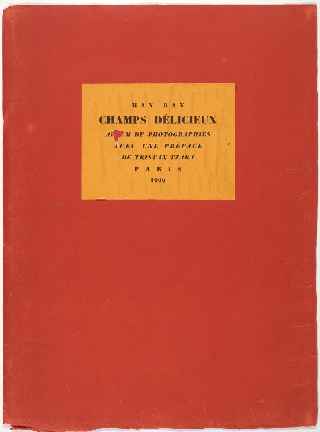 Man Ray (Emmanuel Radnitzky). Champs Délicieux. 1922