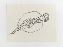 Cecilia Vicuña. Palabrarma: la palabra es el arma (Wordweapon: The Word Is the Weapon) from the series AMAzone Palabrarmas. 1978