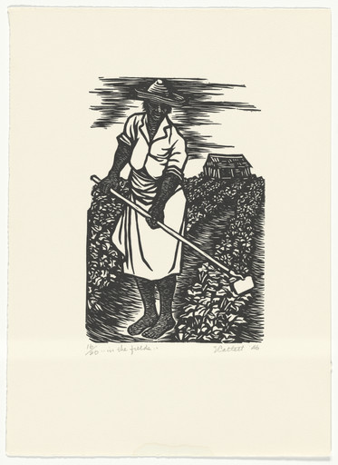 Elizabeth Catlett. In the Fields… from the series The Black Woman. 1946, printed 1989