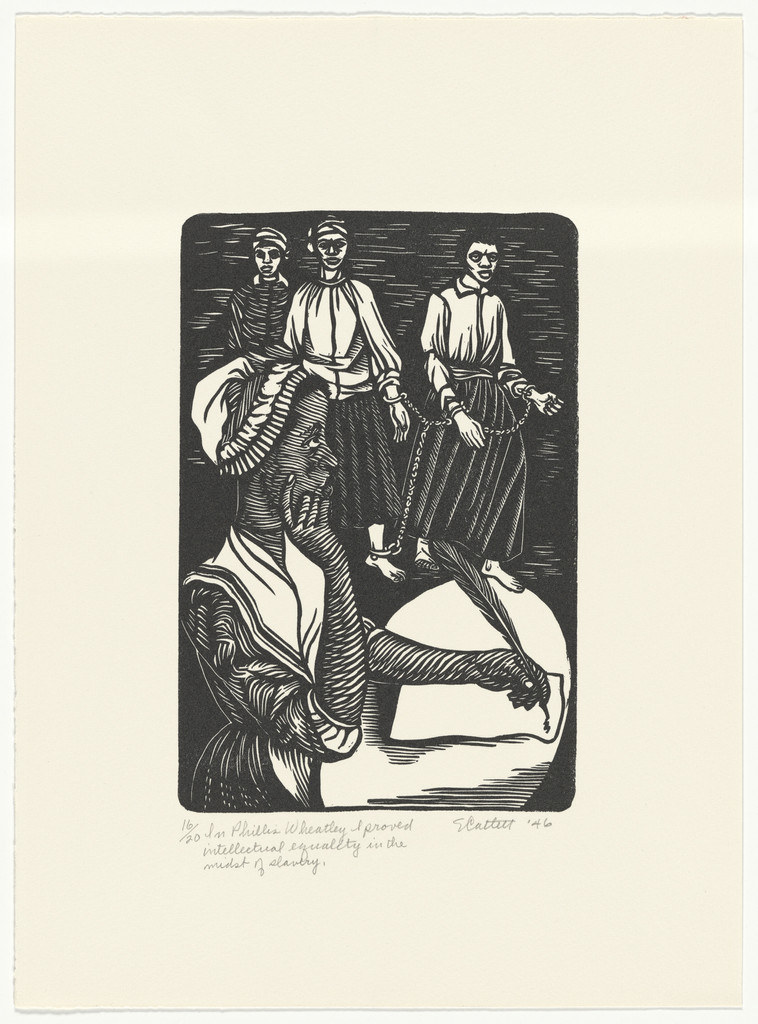 In Phillis Wheatley I Proved Intellectual Equality in the Midst of Slavery from the series The Black Woman