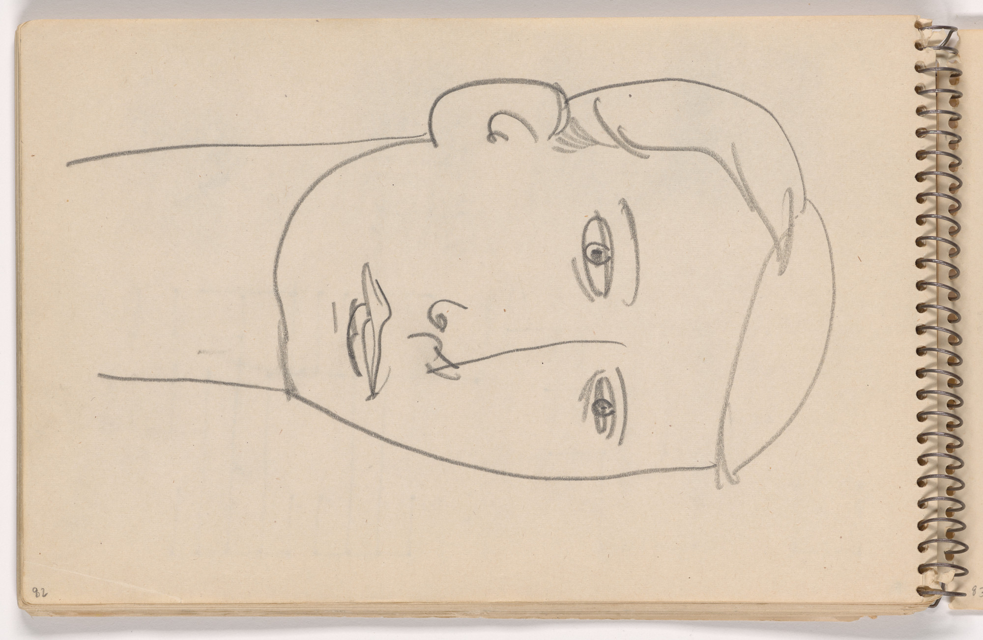 Ellsworth Kelly. Sketchbook #8, Paris. 1949