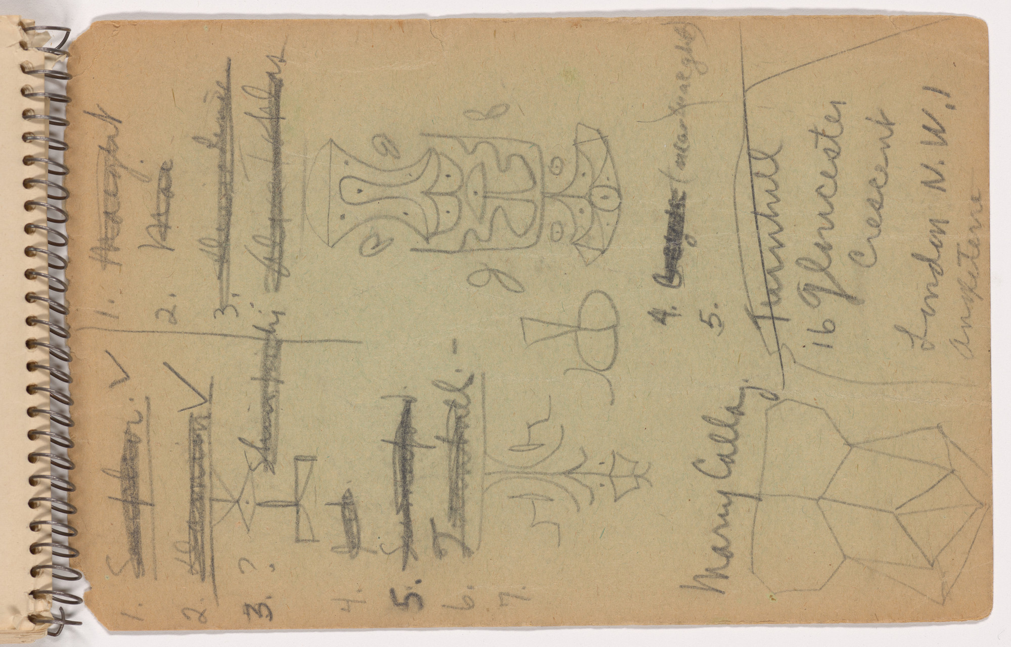 Ellsworth Kelly. Sketchbook #8, Paris. 1949