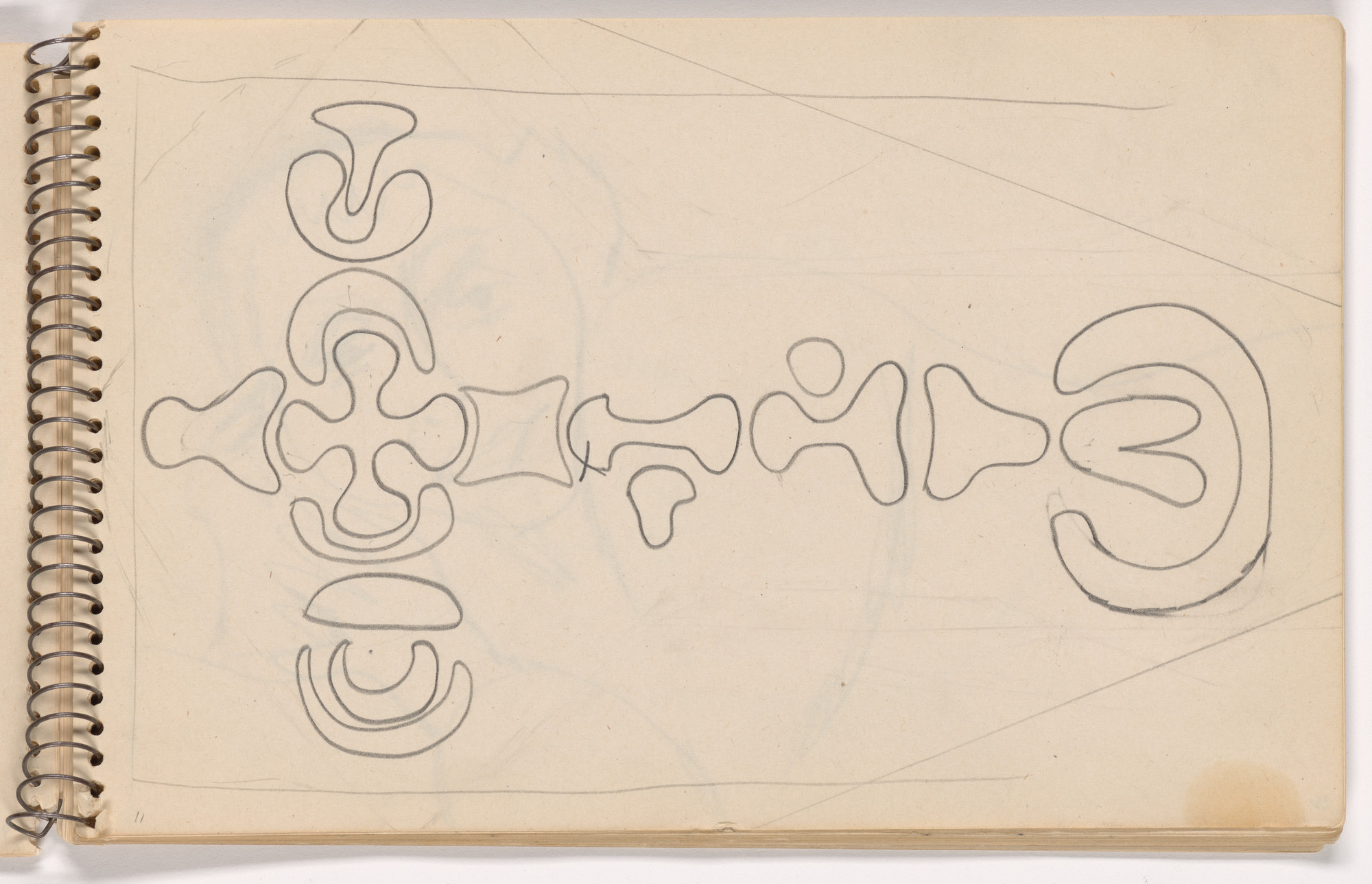 Ellsworth Kelly. Sketchbook #8, Paris. 1949