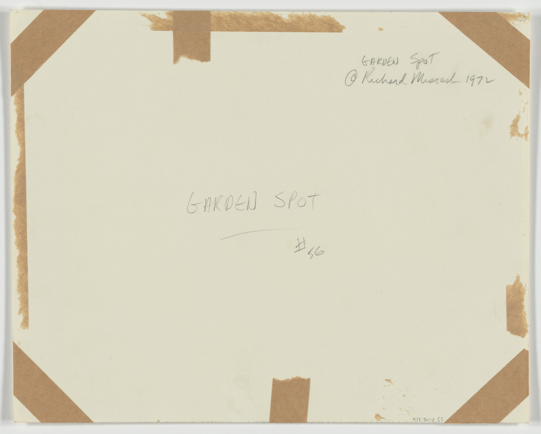 Richard Misrach. Untitled. 1972