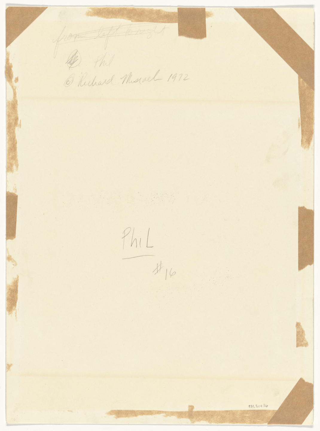 Richard Misrach. Phil. 1973