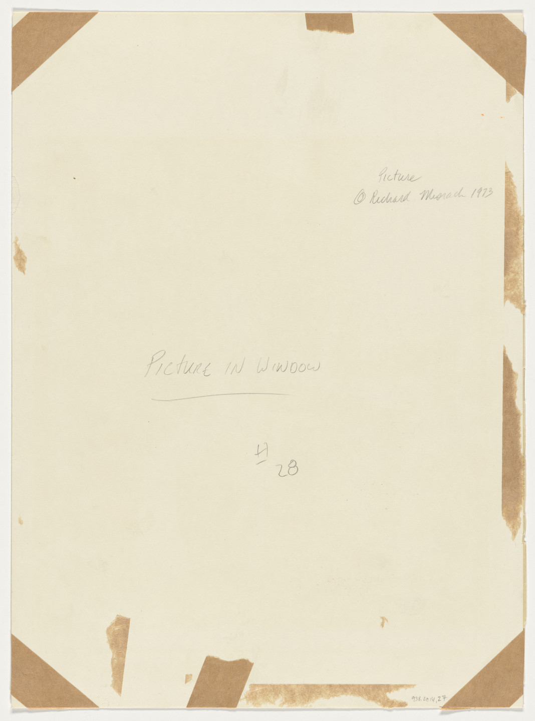 Richard Misrach. Untitled. 1973
