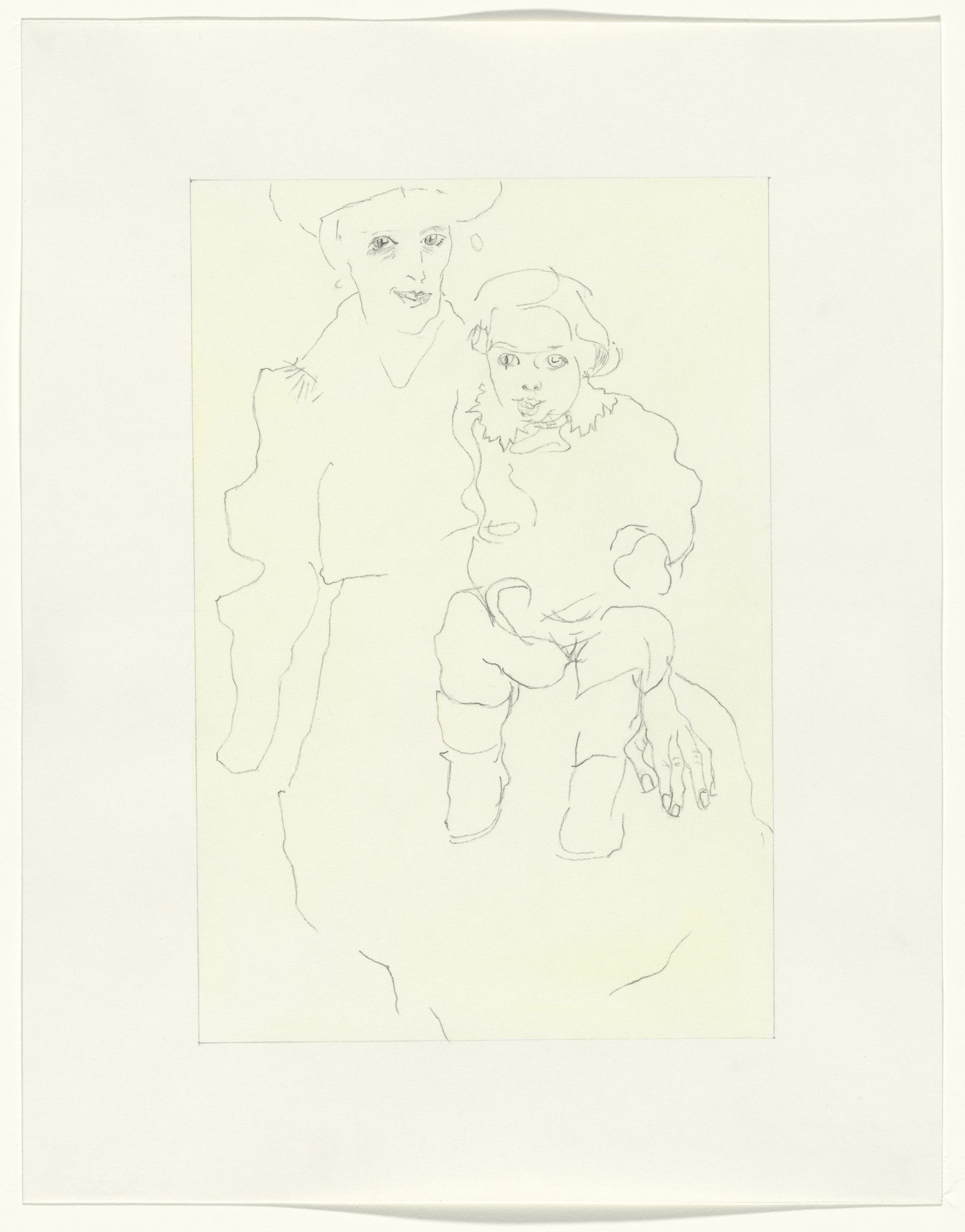 Sherrie Levine. Untitled (After Malevich and Schiele), from the 1917 exhibition, Nature Morte Gallery, New York