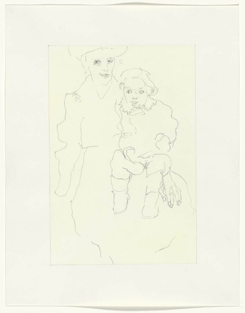 Untitled (After Malevich and Schiele), from the 1917 exhibition, Nature Morte Gallery, New York