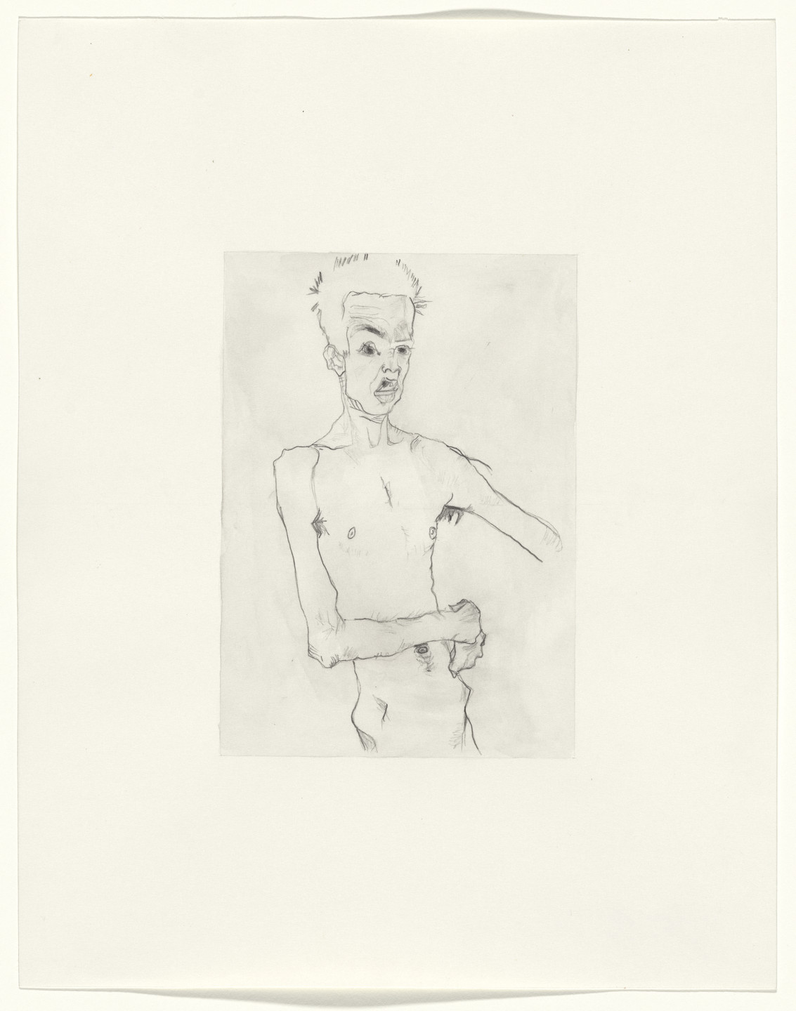 Sherrie Levine. Untitled (After Malevich and Schiele), from the 1917 exhibition, Nature Morte Gallery, New York. 1984