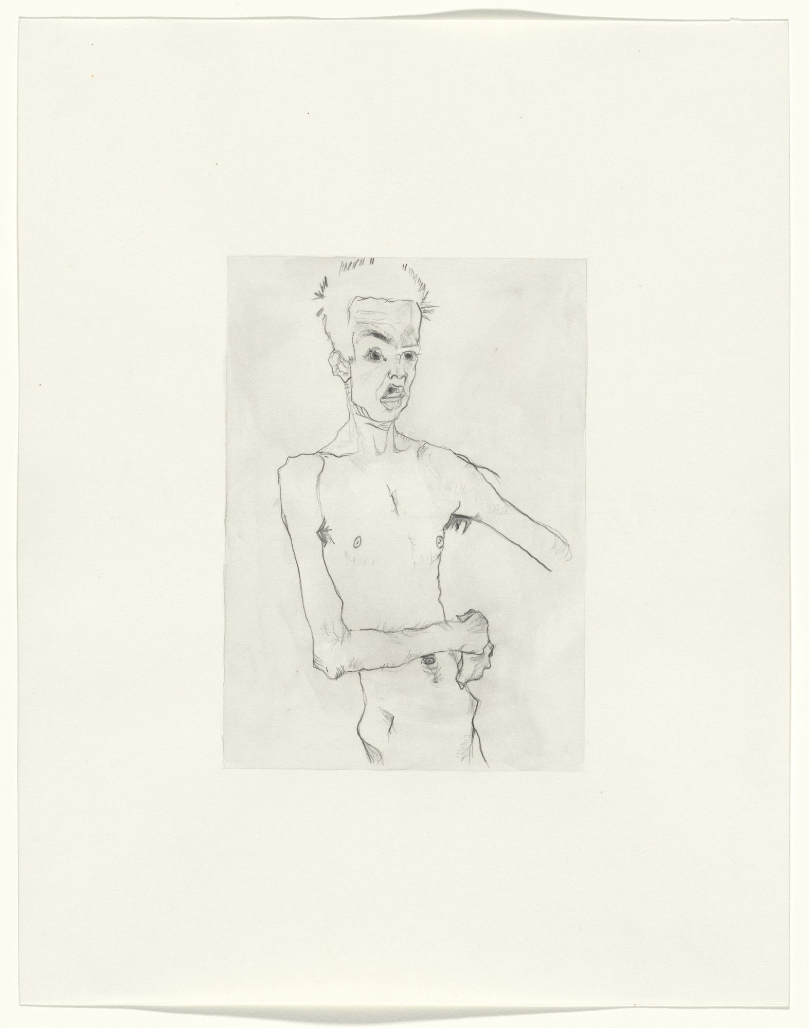 Sherrie Levine. Untitled (After Malevich and Schiele), from the 1917 exhibition, Nature Morte Gallery, New York