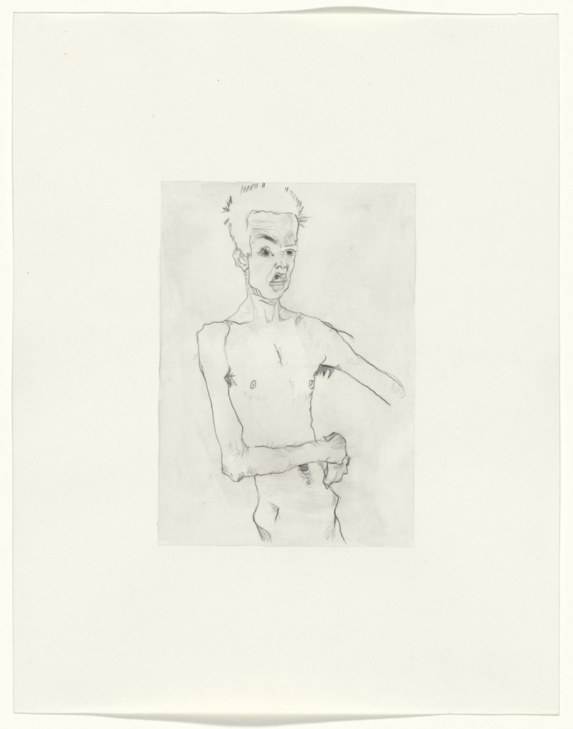 Untitled (After Malevich and Schiele), from the 1917 exhibition, Nature Morte Gallery, New York