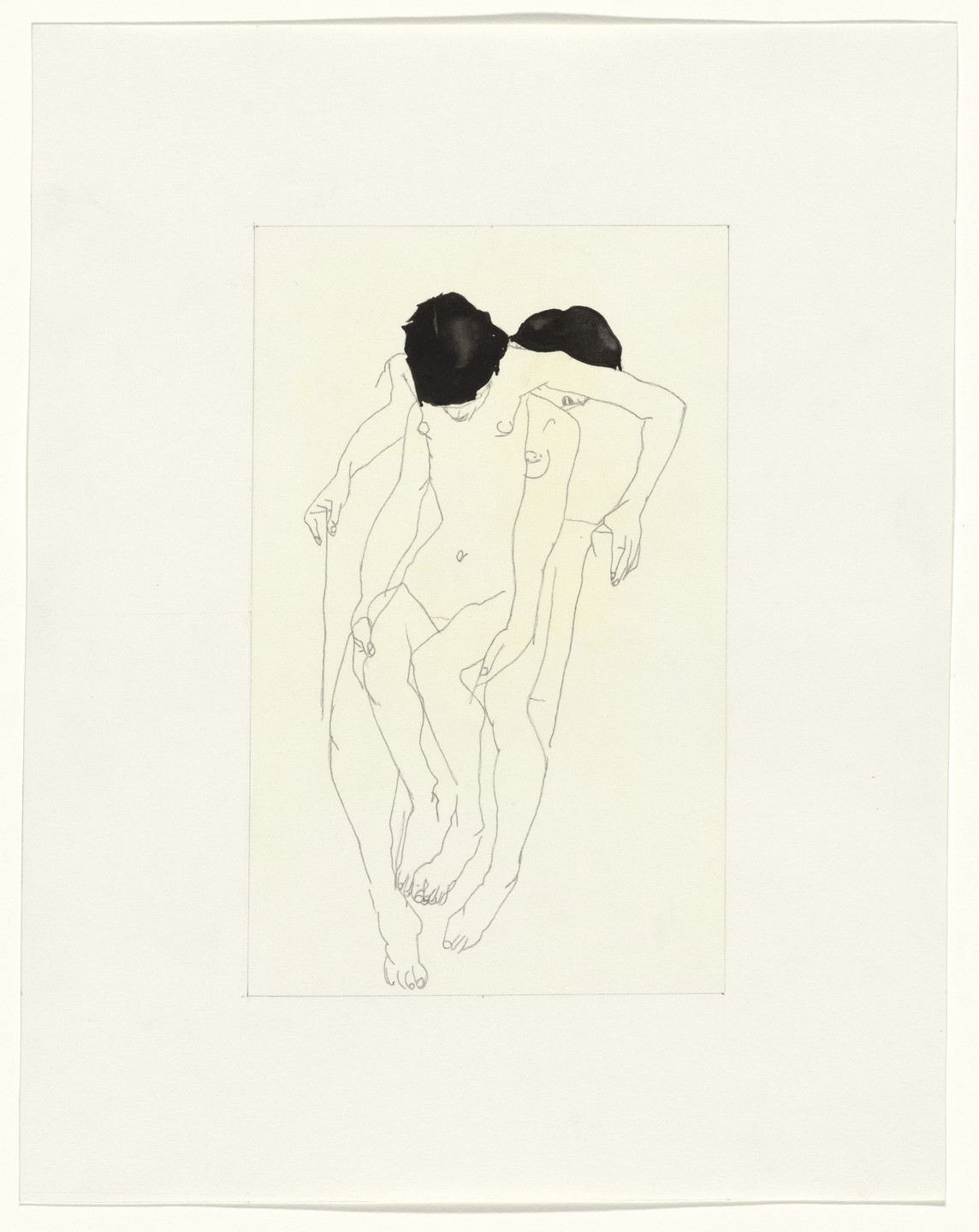 Sherrie Levine. Untitled (After Malevich and Schiele), from the 1917 exhibition, Nature Morte Gallery, New York. 1984