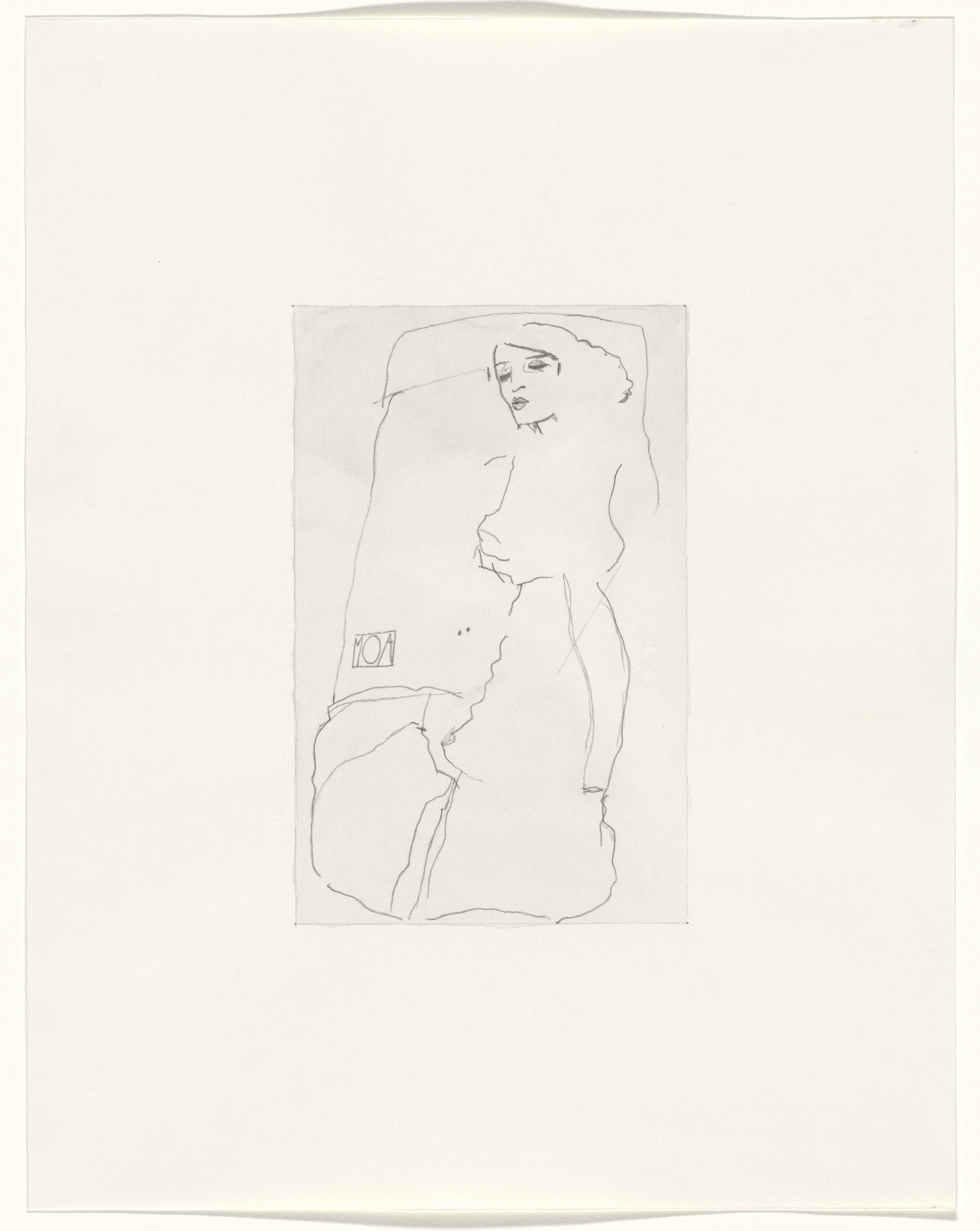Sherrie Levine. Untitled (After Malevich and Schiele), from the 1917 exhibition, Nature Morte Gallery, New York